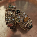 DESIGNER DOUBLET STONE PAIR OF OPENABLE BANGLES(EXCLUSIVE RAJWADA COLLECTION)