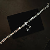 FINEST QUALITY KOREAN DIAMOND CHOKER WITH EARRINGS