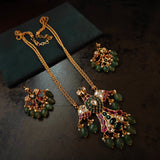 EXCLUSIVE DESIGNER BIRD PENDANT NECKLACE WITH EARRINGS