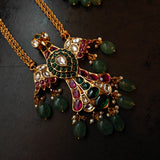 EXCLUSIVE DESIGNER BIRD PENDANT NECKLACE WITH EARRINGS