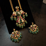 EXCLUSIVE DESIGNER BIRD PENDANT NECKLACE WITH EARRINGS