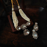 FINEST QUALITY POLKI KUNDAN CHOKER WITH EARRINGS