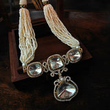 FINEST QUALITY POLKI KUNDAN CHOKER WITH EARRINGS