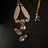 FINEST QUALITY POLKI KUNDAN CHOKER WITH EARRINGS