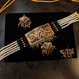 JADAU CHOKER WITH EARRINGS