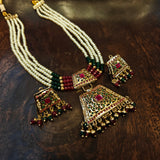 JADAU NECKLACE WITH EARRINGS