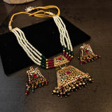 JADAU NECKLACE WITH EARRINGS