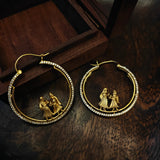 EXCLUSIVE BRIDE AND GROOM EARRINGS