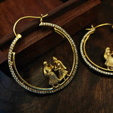 EXCLUSIVE BRIDE AND GROOM EARRINGS