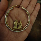 EXCLUSIVE BRIDE AND GROOM EARRINGS