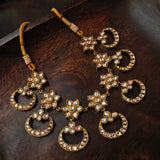 POLKI KUNDAN CHOKER WITH EARRINGS