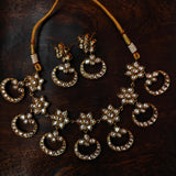 POLKI KUNDAN CHOKER WITH EARRINGS