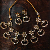 POLKI KUNDAN CHOKER WITH EARRINGS