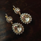 MOSSAINITE STONE EARRINGS