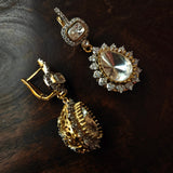MOSSAINITE STONE EARRINGS