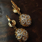 MOSSAINITE STONE EARRINGS