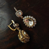 MOSSAINITE STONE EARRINGS