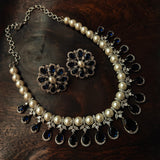 AMERICAN DIAMOD CHOKER WITH EARRINGS