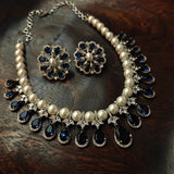 AMERICAN DIAMOD CHOKER WITH EARRINGS