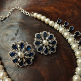 AMERICAN DIAMOD CHOKER WITH EARRINGS