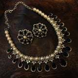 AMERICAN DIAMOD CHOKER WITH EARRINGS