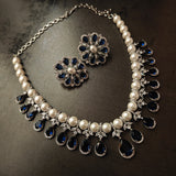 AMERICAN DIAMOD CHOKER WITH EARRINGS