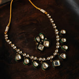 POLKI KUNDAN CHOKER WITH EARRINGS
