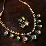 POLKI KUNDAN CHOKER WITH EARRINGS