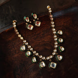 POLKI KUNDAN CHOKER WITH EARRINGS