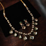 POLKI KUNDAN CHOKER WITH EARRINGS