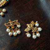 EXCLUSIVE DESIGNER BIRD PENDANT NECKLACE WITH EARRINGS