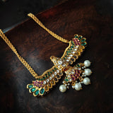 EXCLUSIVE DESIGNER BIRD PENDANT NECKLACE WITH EARRINGS