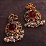 STATEMENT KUNDAN STONE EARRINGS