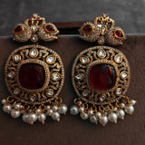 STATEMENT KUNDAN STONE EARRINGS