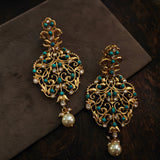 STATEMENT FIROZA STONE EARRINGS