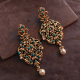 STATEMENT FIROZA STONE EARRINGS