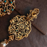 STATEMENT FIROZA STONE EARRINGS