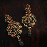 STATEMENT MULTI COLOR STONE EXCLUSIVE EARRINGS
