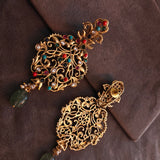 STATEMENT MULTI COLOR STONE EXCLUSIVE EARRINGS
