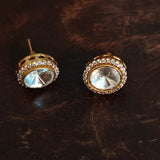 POLKI KUNDAN STUDS