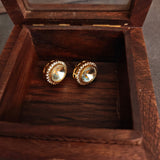 POLKI KUNDAN STUDS
