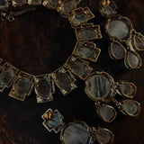 EXCLUSIVE REAL MOONSTONE NECKLACE WITH EARRINGS