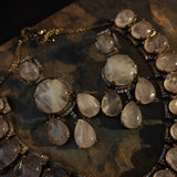 EXCLUSIVE REAL MOONSTONE NECKLACE WITH EARRINGS