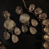 EXCLUSIVE REAL MOONSTONE NECKLACE WITH EARRINGS