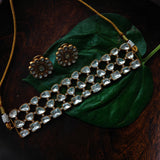 EXCLUSIVE POLKI KUNDAN CHOKER WITH EARRINGS