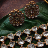 EXCLUSIVE POLKI KUNDAN CHOKER WITH EARRINGS