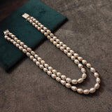 REAL BAROQUE PEARL TWO LAYER STRING