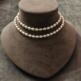 REAL BAROQUE PEARL TWO LAYER STRING