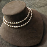 REAL BAROQUE PEARL TWO LAYER STRING