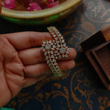 AMERICAN DIAMOND OPENABLE DESIGNER BANGLE